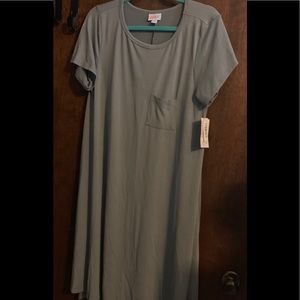 Lularoe Carly Slate Blue Medium